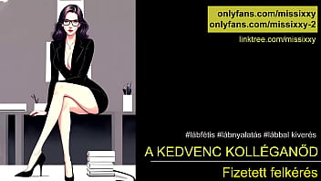 Preview 1 of Horny Seex - A kedvenc koll&eacute_ganőd - l&aacute_bf&eacute_tis - magyar audio