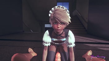 Preview 3 of Skype Mistake - Yaoi Femboy Hentai 3D - POV Erik is a very helpful Maid - Japanese Manga anime Gay Creampie Anal Bareback