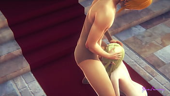 Preview 2 of Xxx School Gil - Yaoi Femboy - Yuki is a mischievous priestess
