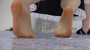 Preview 3 of Odd Africa - The soles of women&#039_s feet that became slimy with lotion
