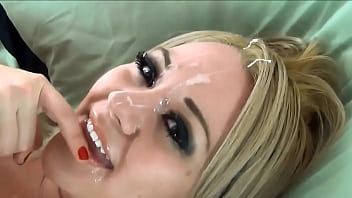 Preview 4 of Indian Brother And Sister 1 Time - Beautiful Blonde Facial Cumshot
