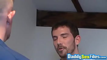 Preview 1 of Bradar Sister Japani Porn - Hot Franco Scott 3way pounding horny jock for hot cum facial