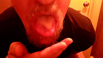 Preview 2 of Maria Khalifa Secretary Sex - Jbarths eating his own cum