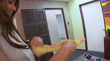 Preview 1 of Petite Doggystyle Creampie - Fucking slutty milf secretary