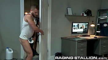 Preview 1 of Vided Hd Bulu Xx - Superintendent Riley Mitchel Caught With His Pants Down Gets Pounded - RagingStallion