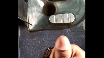 Preview 1 of Scissors Shot - Cuming in the train PART 1