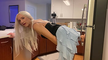 Preview 4 of Panstani Sex - Crossdressing Prom Queen Dildo Fucked