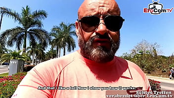 Preview 1 of Tamil Oldactress - ERST FLIRTEN DANN FICKEN - Echtes EroCom Date im Urlaub mit deutscher Schlampe POV