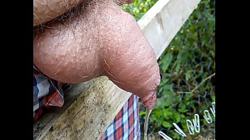 Preview 3 of South Africans Black Porn Soweto - Soft uncut cock pissing outdoors close up