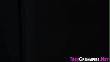 Preview 1 of Rikki Sixx Anal - Teen gets fucked and rubs creampied cunt