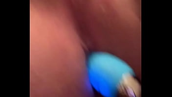 Preview 1 of Xx Porn Hub Video - Huge cumshot with vibe in my ass cock tied up