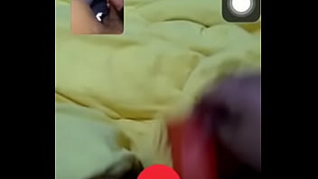 Preview 3 of Grey Geisha - Se masturbando via chamada de video WhatsApp