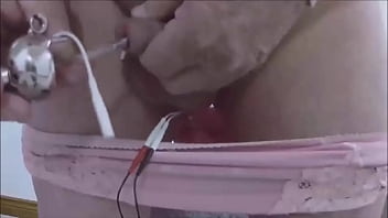 Preview 2 of Pasher Unewstar Xxx - New Method E-stim Chastity Cage by Pinky 396
