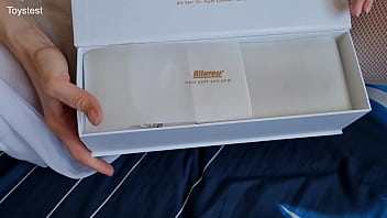 Preview 1 of Black Hairy Virgin Loose Maid - Young Milf Unpacking Bestvibe Thrusting Dildo,  this toy could replace her lazy husband.... its alive!!!