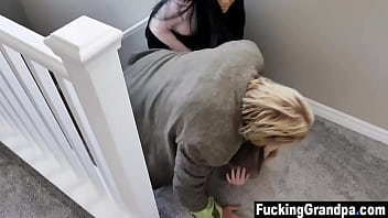 Preview 3 of Ben 10 Top - Teens need to drain step grandpa&#039_s cock