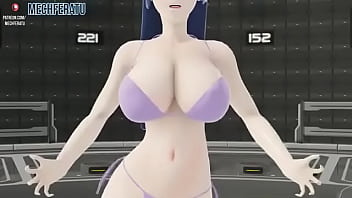 Preview 3 of Banane Bar Porn Videok - Hinata Hyuuga - Bikini dance