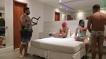 Preview 1 of Japan Heroine Tricel - Bastidores da grava&ccedil_&atilde_o com a Jessica Casadinha liberada pelo marido fodendo muito e at&eacute_ tomando no cu sem querer em Novembro 2020