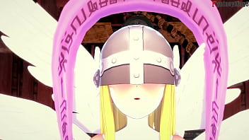 Preview 1 of Mom Bot Mature Side - Angelwomon Evolving to get fucked in POV | free POV | Digimon | Full &amp_ POV on Sheer &amp_ PTRN: Fantasyking3