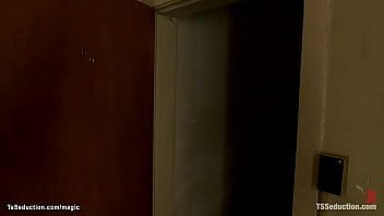 Preview 1 of Lez 33 - Shemale boss fucks employee in hotel