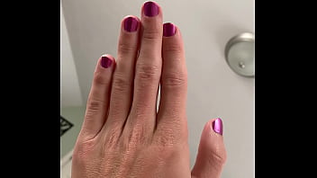 Preview 1 of Sex Japni Old Man - Crossdresser with Pink Painted Nails