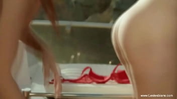 Preview 2 of Bokep Sedarah Barat - Stripteasing on the Stairs Enjoying The Moment To Feel