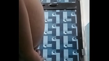 Preview 4 of Italian Village Women - She use brush stick  in tight butthole
