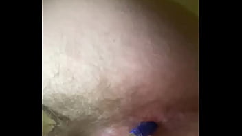 Preview 1 of Nubela - Young boy sticks toothbrush up his tight ass