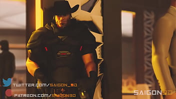 Preview 1 of Xxx Vidio Song - Overwatch: Scion Hanzo x Blackwatch Mccree