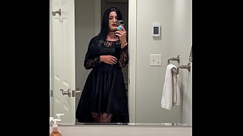 Preview 1 of Massase Rape - Gothic Crossdresser on Halloween