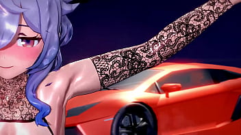 Preview 4 of Ypornof Italian - H e n t a i Suit Ganyu ROKI  {Genshin impact) (by enterprise)