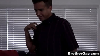 Preview 1 of James Green Hd Video - Older stepbrother wakes me up for gay sex