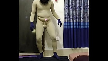Preview 3 of Claire Dames Facial - Zentai monkey play circus penis slave
