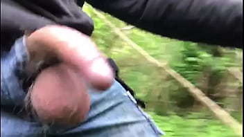 Preview 4 of Seduced Garden - Bike trip with cock and balls out