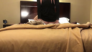 Preview 3 of Men Hit Show - Femboy Pegged Cowgirl