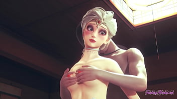 Preview 2 of Dde Xxxx - Frozen Hentai 3D - Elsa enjoys when her tits are touched and fucked - Anime Manga Japanese Porn Disney