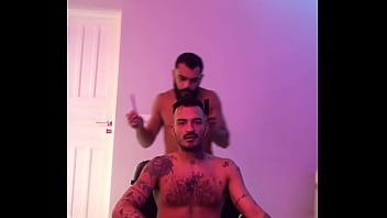 Preview 4 of Bbc Cumming Inside Asian - murillo no barbeiro parte 25