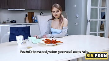 Preview 1 of Hotel Dago - .PORN. Girl needs homework to be done but first babe has to be scored by stepbrother