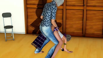 Preview 3 of Very Small Litle Boy Sex Her Mom - Yuna final fantasy cosplay hentai girl having sex with a tourist man in hot porn video