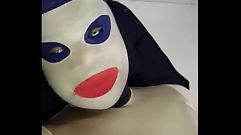 Preview 1 of Sleep Moom - Zentai awake with mask contact lens full night&#039_s