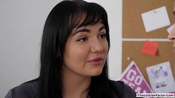 Preview 1 of Foreskin Hunk - Busty lesbian faculty facesits teacher