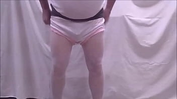 Preview 4 of Publicagent Nadia Lea Part - Sissyboy Striptease,  Skirt,  Panty,  Chastity by Pinky 396