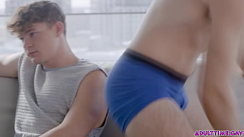Preview 3 of Laura Sinclair - OMG! Two guys Oliver Marks,  and Carter Collins share the same fleshlight! One fucks the ass,  the other the pussy!