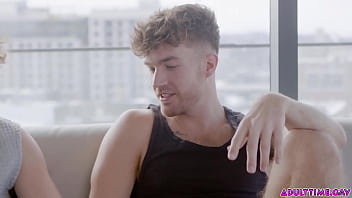Preview 1 of Laura Sinclair - OMG! Two guys Oliver Marks,  and Carter Collins share the same fleshlight! One fucks the ass,  the other the pussy!