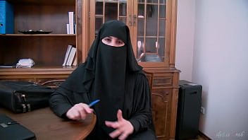 Preview 3 of Reagan Foxx Shower Step Son - Deal of the Century and a blowjob from Hijab Arab slut to close it - Lilimissarab