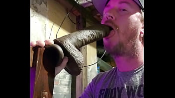 Preview 1 of Pussy Squarting Videos - Myself sucking new bbc dildo