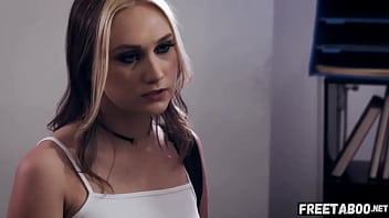 Preview 2 of Boys Sucking On Girls Private - College Student Gets Manipulated Into Double Penetration With Teacher And Principal! Gwen Vicious - Full Scene On FreeTaboo.Net
