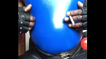 Preview 2 of Xxx Wep Com - Tit and Belly Muscle Rubber Play