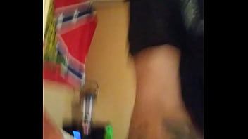 Preview 1 of Desi Girl Out - Jason doing a quick striptease in his bedroom.