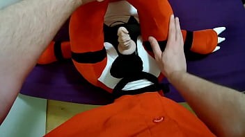 Preview 2 of Wetup Vagina - Guilmon Plush Gets Glazed