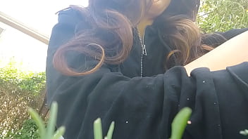 Preview 4 of Abuelo Con Tremendo Pene - whore! pissing and burping in the public park without underwear